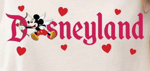 Mickey Mouse Cupid Embroidered