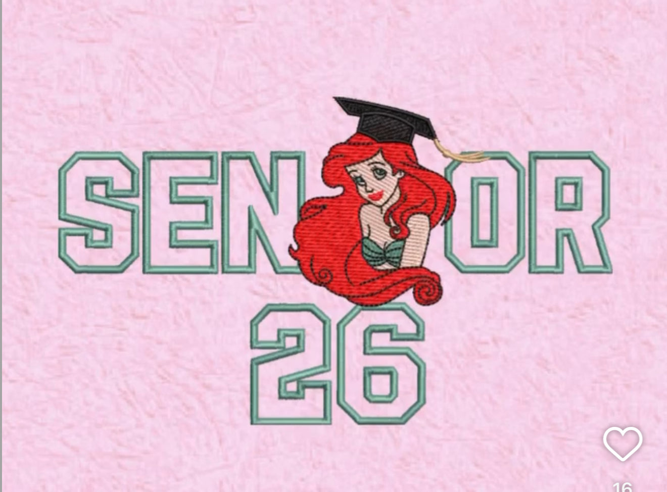 Ariel Senior Embroidered