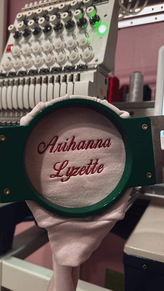 Embroidered Sleeve Design