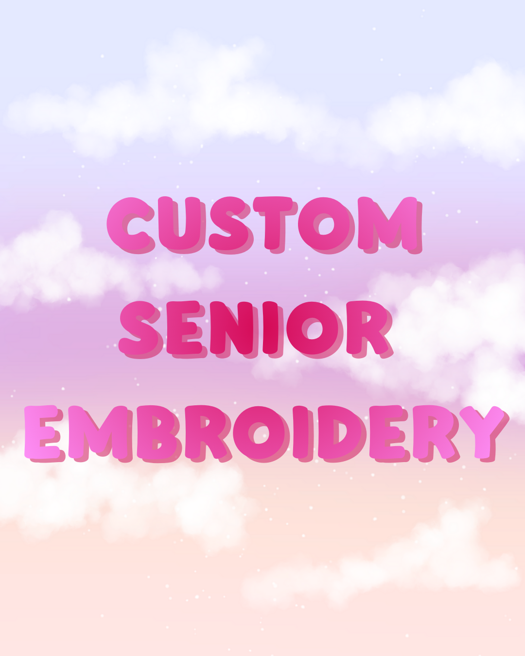 Custom Senior Embroidered