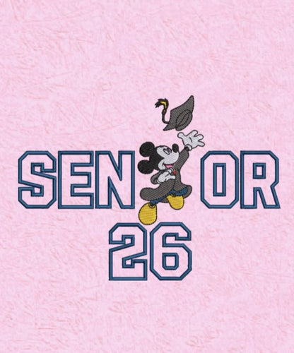 Mickey Senior Embroidered