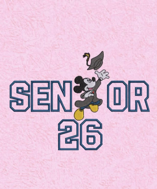 Mickey Senior Embroidered