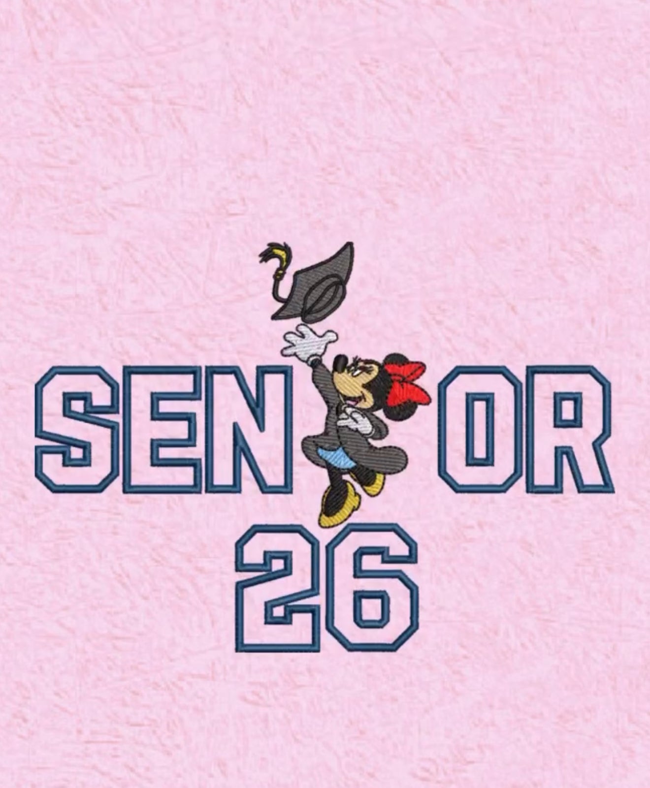 Minnie Senior Embroidered
