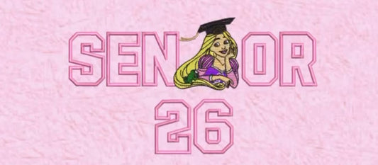 Rapunzel Senior Embroidered