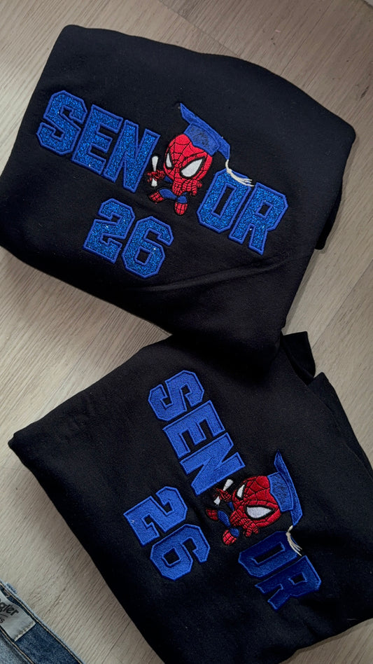 Spiderman embroidered