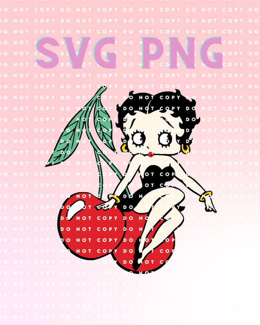 Betty Cherry SVG