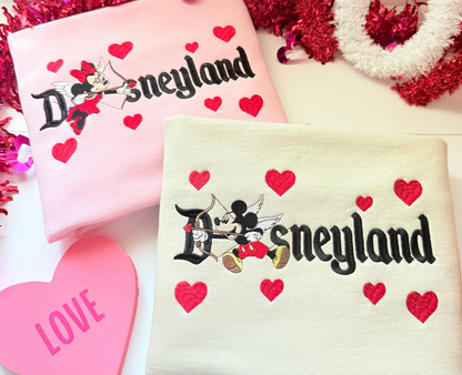 Mickey Mouse Cupid Embroidered