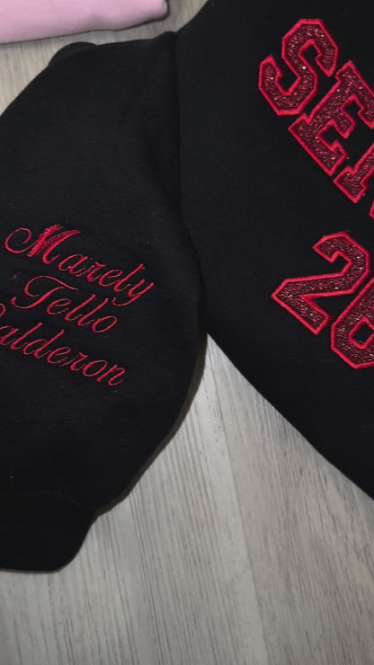 Senior Kitty Embroidered